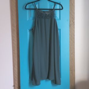 🔥 Green Strappy Dress